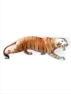 1960s Melba Ware Large Ceramic Tiger — Staffordshire England